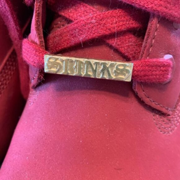 Timberland Valentine Heritage 6 Waterproof Boot Dark Red Nubuck Size 9 Womens - Picture 4 of 8